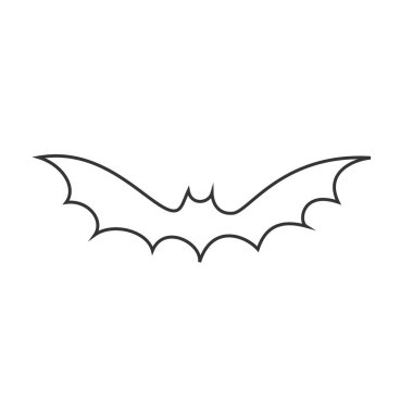 simple vector bat icon