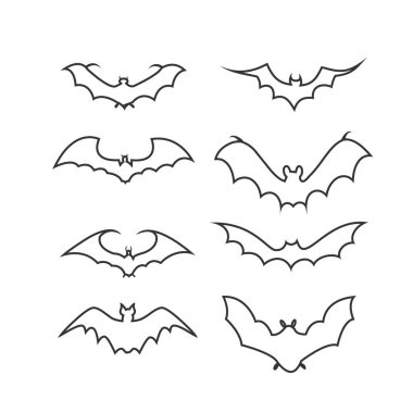 simple vector bat icon