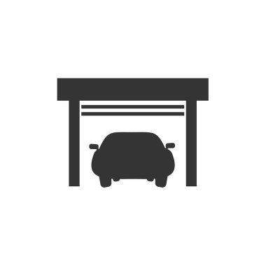 simple vector garage icon vector