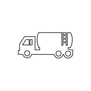 simple vector truck icon vector
