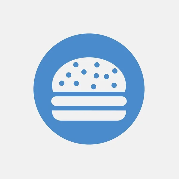 Burger Icon Vector Illustration Sign Eps10 — стоковый вектор