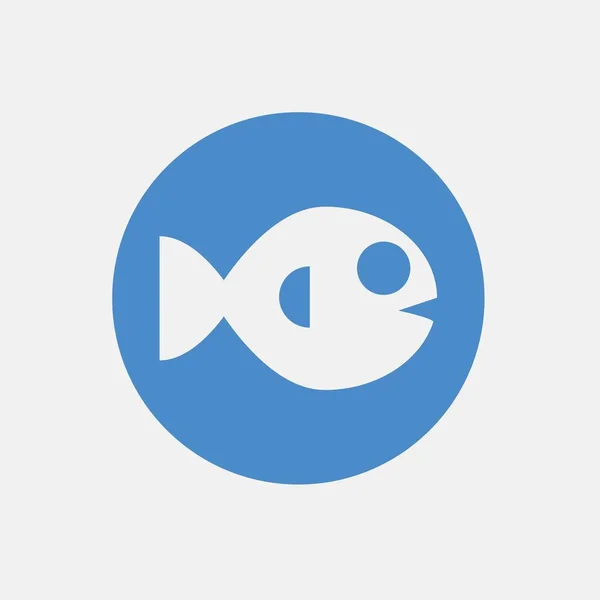 Fish Icon Vector Illustration Sign Eps10 — Stockvektor