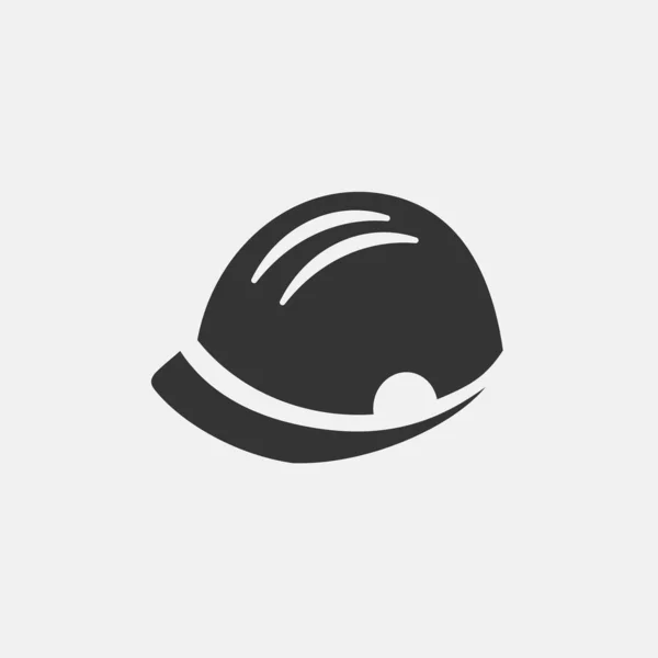 Hard Hat Icon Vector Illustration Sign Eps10 — Vector de stock