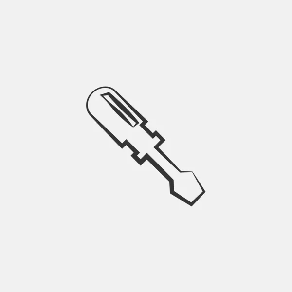 Screw Driver Icon Vector Illustration Sign Eps10 — Image vectorielle