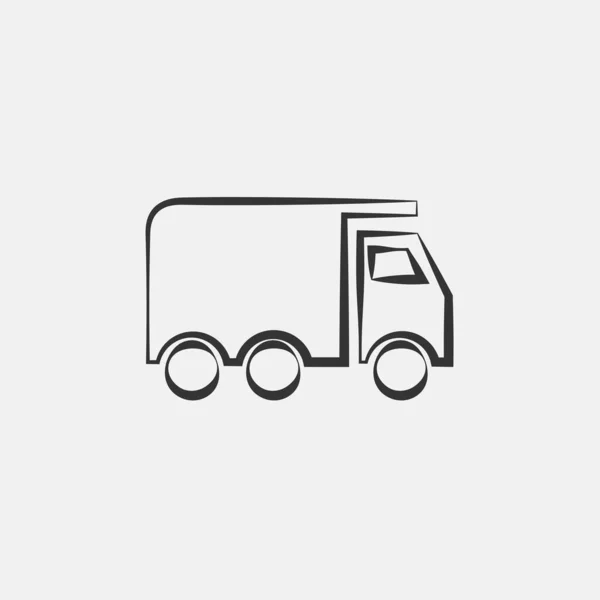 Truck Icon Vector Illustration Sign Eps10 — 스톡 벡터