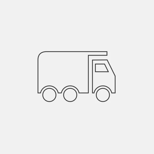 Truck Icon Vector Illustration Sign Eps10 — 스톡 벡터