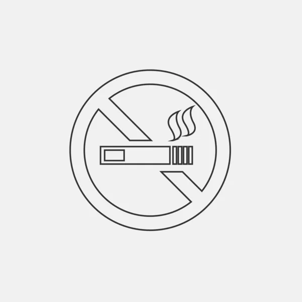 Smoking Icon Vector Illustration Sign Eps10 — Stock vektor