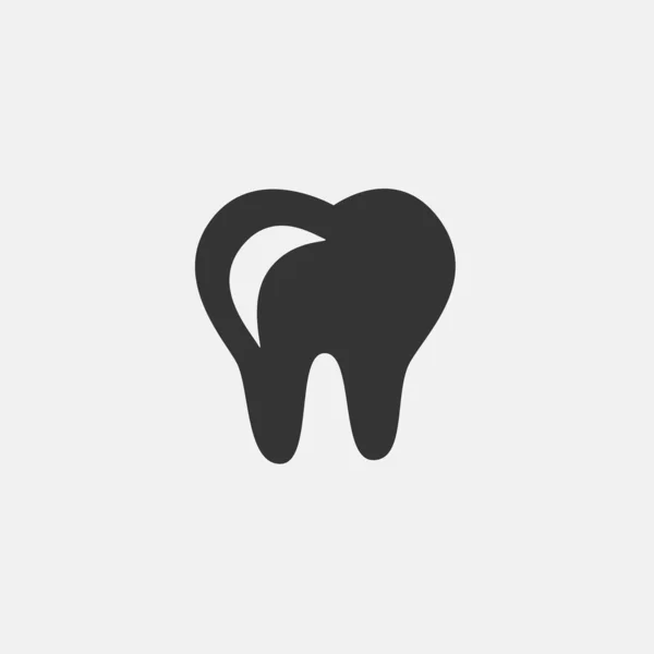 Tooth Icon Vector Illustration Sign Eps10 — стоковый вектор