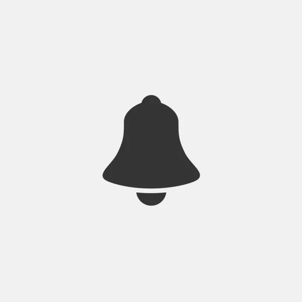 Bell Icon Vector Illustration Symbol Eps Grey — Image vectorielle