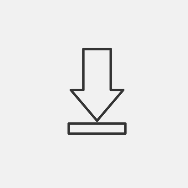 Descargar Icono Vector Símbolo Ilustración — Vector de stock