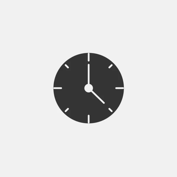 Icône Horloge Illustration Vectorielle Pour Site Web Conception Graphique — Image vectorielle