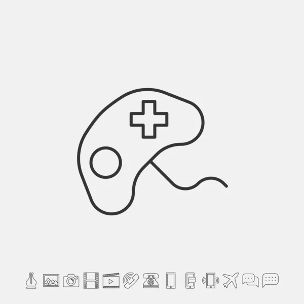 Controller Icon Vector Illustration Website Graphic Design — Stock Vector