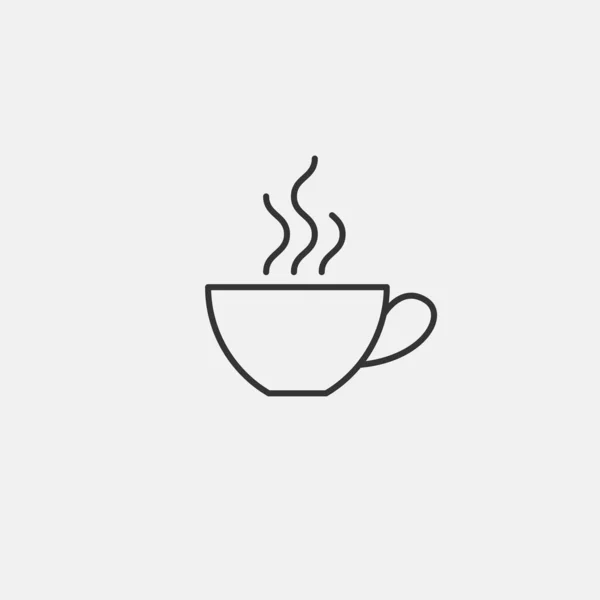 Cup Tea Icon Vector Illustration Website Graphic Design — Stock Vector