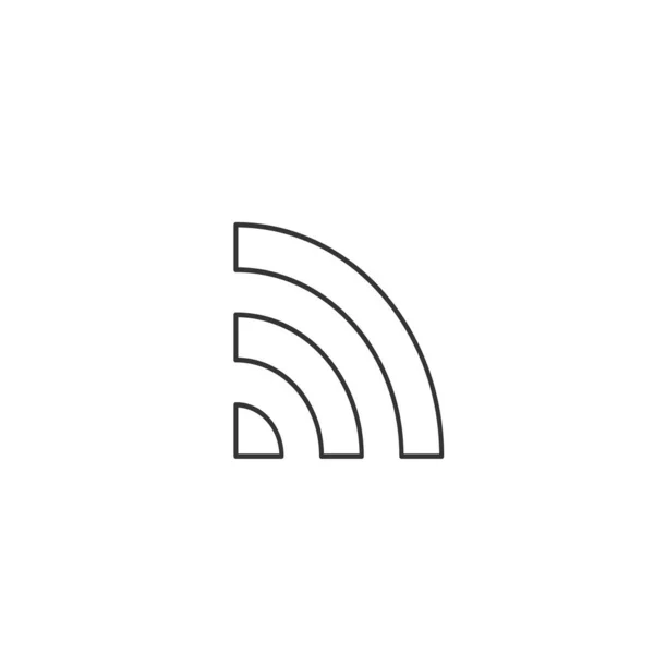 Ícone Wifi Vetor Cinza Sólido —  Vetores de Stock