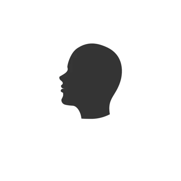 Human Head Man Icon Vektor Illustration Für Grafikdesign Und Websites — Stockvektor