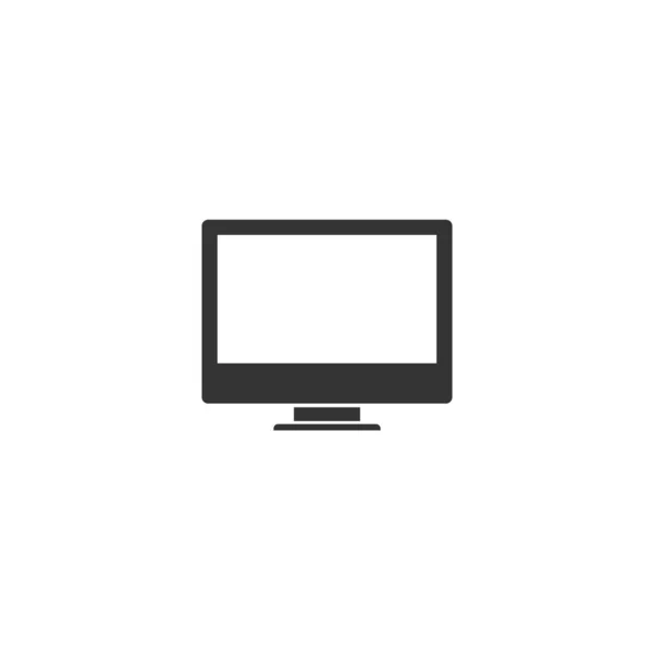 Monitor Icon Vektor Illustration Für Grafikdesign Und Webseiten — Stockvektor