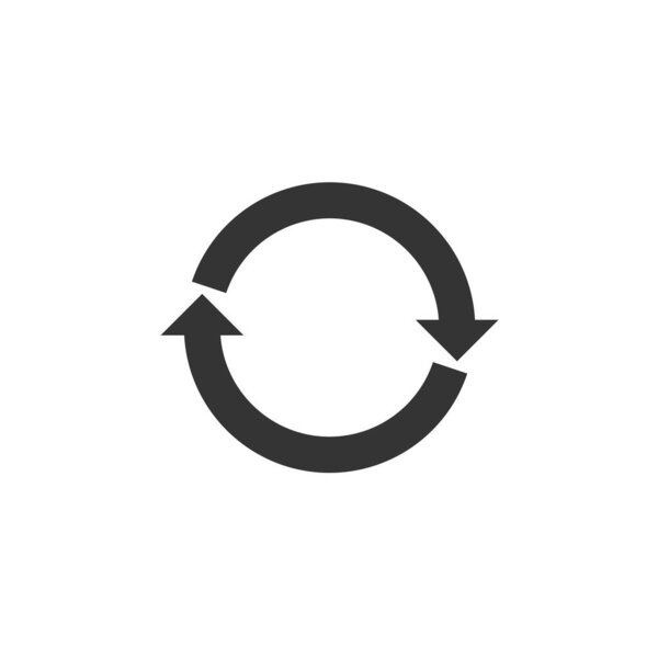 rotating arrow icon vector illustration for graphic design and websites