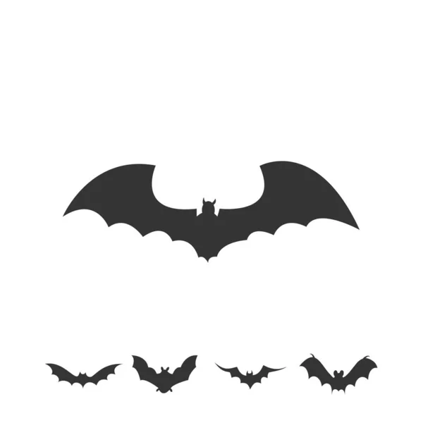 Simple Vector Bat Icon — Vettoriale Stock