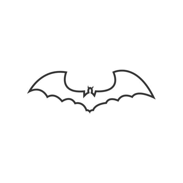 Simple Vector Bat Icon — Stock Vector