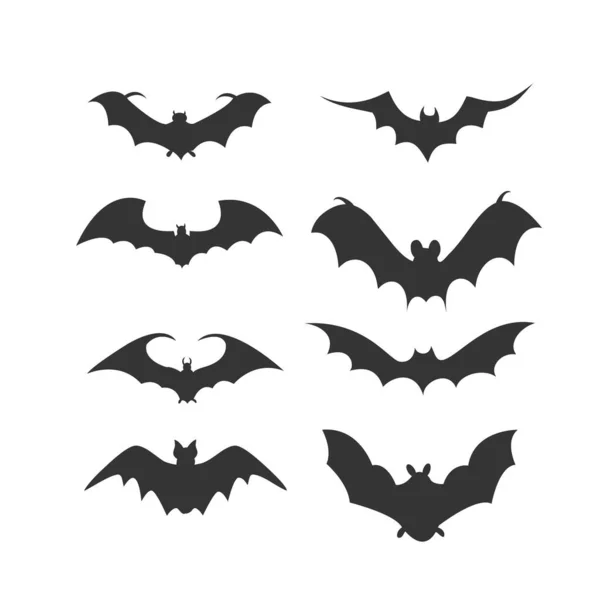 Simple Vector Bat Icon — Vetor de Stock