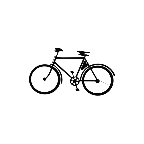 Vector Simple Bicicleta Icono Vector — Archivo Imágenes Vectoriales