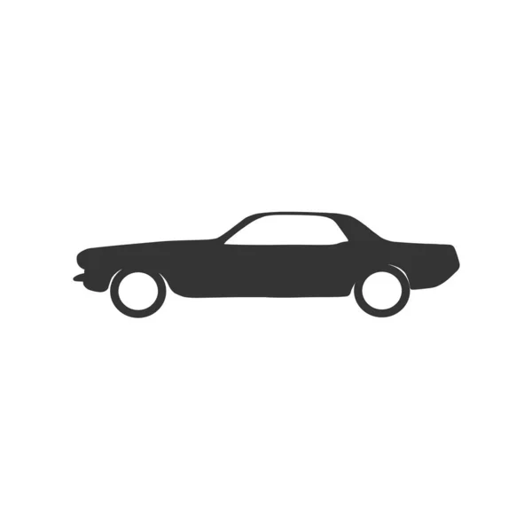 Mustang Car Icon Vector — стоковый вектор