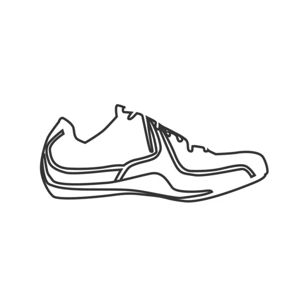 Sneakers Icon Vector Illustration Eps10 — Stock Vector