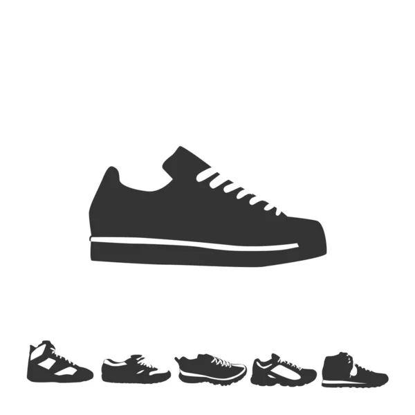 Sneakers Pictogram Vector Illustratie Eps10 — Stockvector