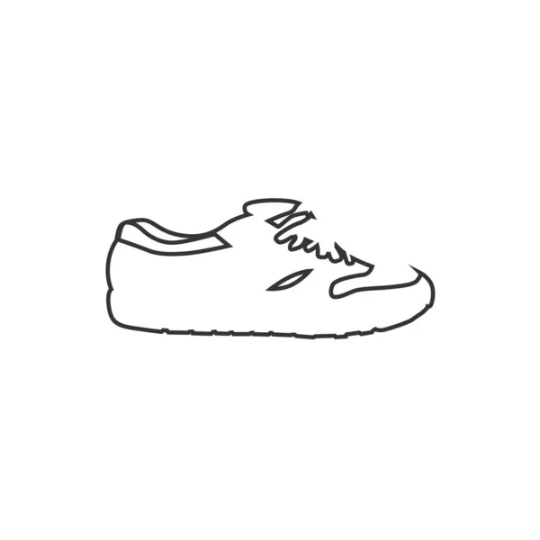 Spor Ayakkabısı Ikonu Vektör Illüstrasyon Eps10 — Stok Vektör