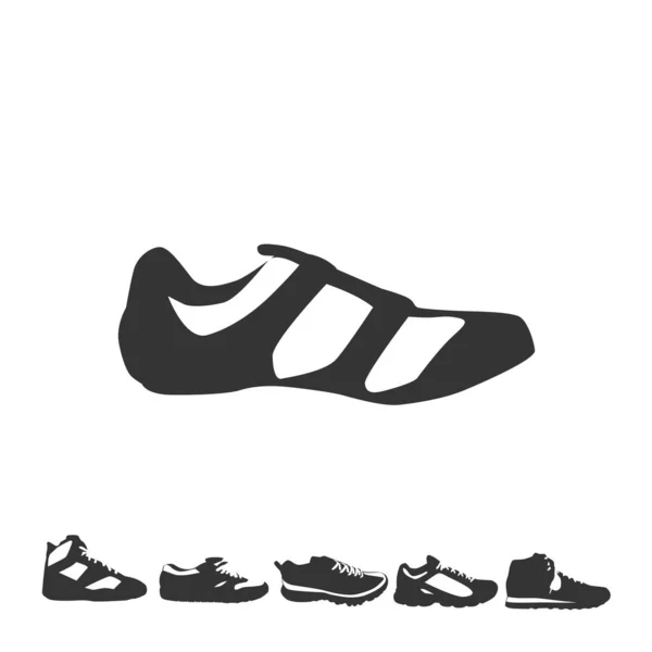 Hardloopschoenen Pictogram Vector Illustratie Eps10 — Stockvector