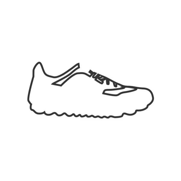 Sneakers Icona Vettoriale Illustrazione Eps10 — Vettoriale Stock