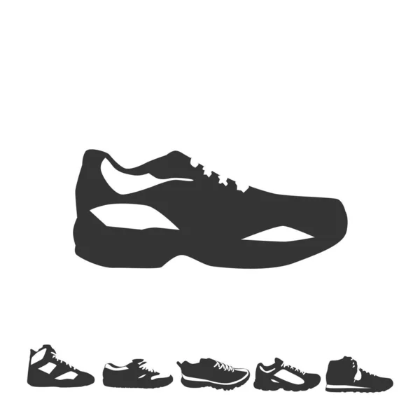 Кросівки Значок Векторні Ілюстрації Eps10 — стоковий вектор