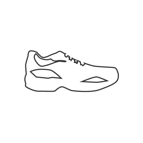 Zapatillas Icono Vector Ilustración Eps10 — Vector de stock