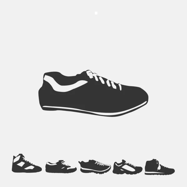 Чоловіки Кросівки Мода Взуття Векторний Значок — стоковий вектор