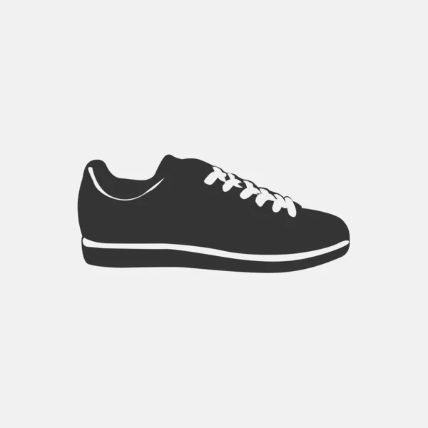 Men Sneaker Shoe Fashion Wear Vector Icon — Stock Vector