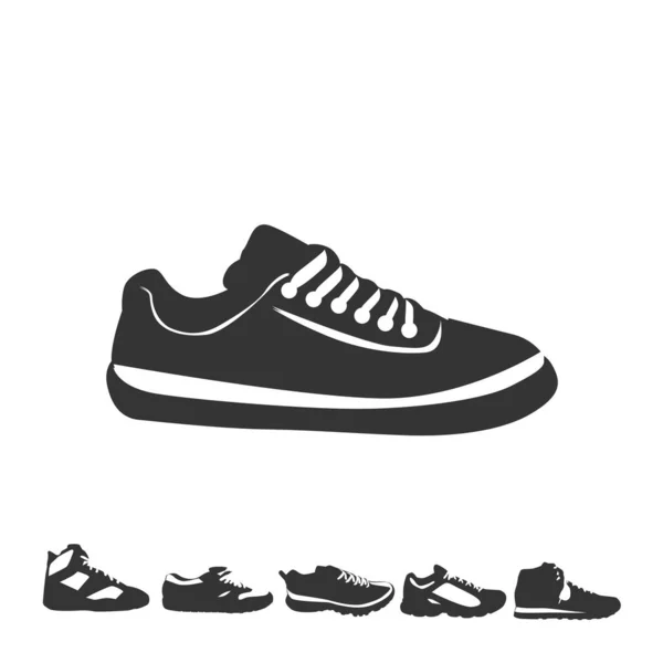Bestelwagens Sneakers Pictogram Vector Illustratie Eps10 — Stockvector