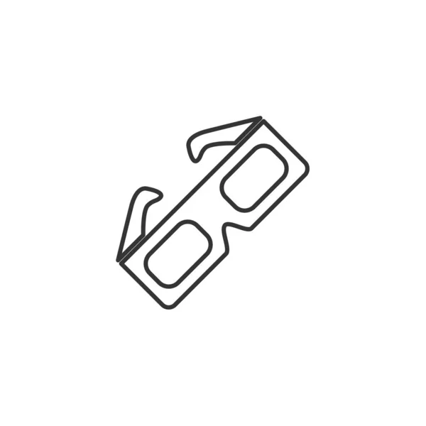 Icono Gafas Ilustración Vectorial Para Sitio Web Diseño Gráfico — Vector de stock