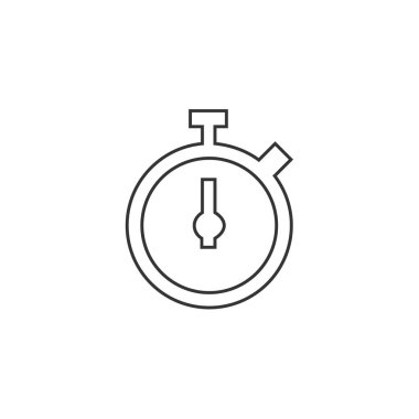 Web sitesi ve grafik tasarımı için zamanlayıcı simgesi vektörü