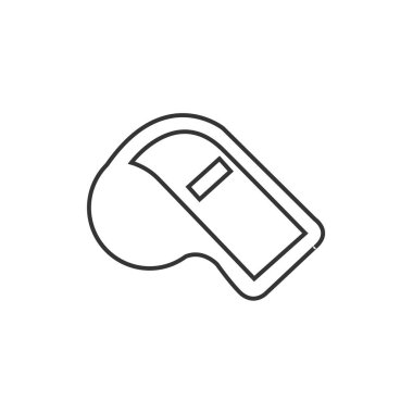 Web sitesi ve grafik tasarımı için düdük simgesi