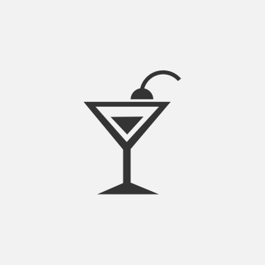 cocktail drink icon illustration icon  eps