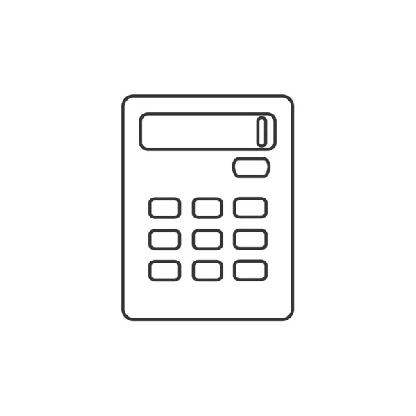 Calculator Icoon Vector Voor Website Grafisch Ontwerp — Stockvector