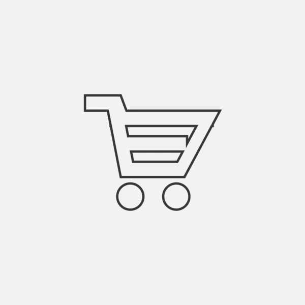 Shopping Cart Icon Illustration Icon Eps — Image vectorielle