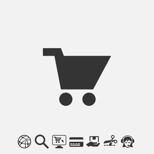 Shopping Cart Icon Illustration Icon Eps — Wektor stockowy