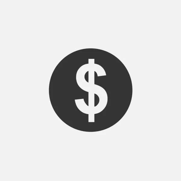 Dollar Icon Illustration Icon Eps — Image vectorielle