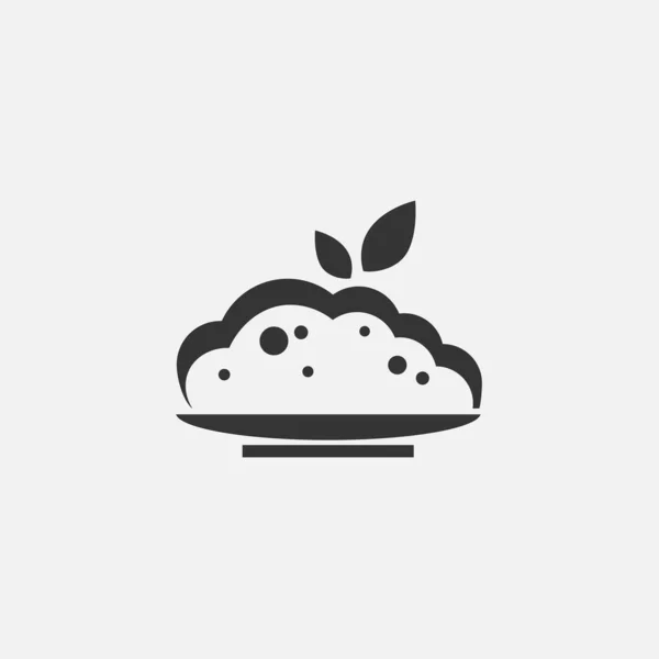 Cooked Food Icon Illustration Icon Eps — Image vectorielle