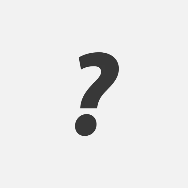 Question Mark Icon Illustration Icon Eps —  Vetores de Stock