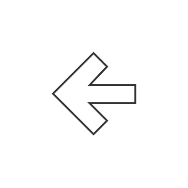 Pfeilsymbole Vektor Illustrationssymbol Für Website Und Grafikdesign — Stockvektor
