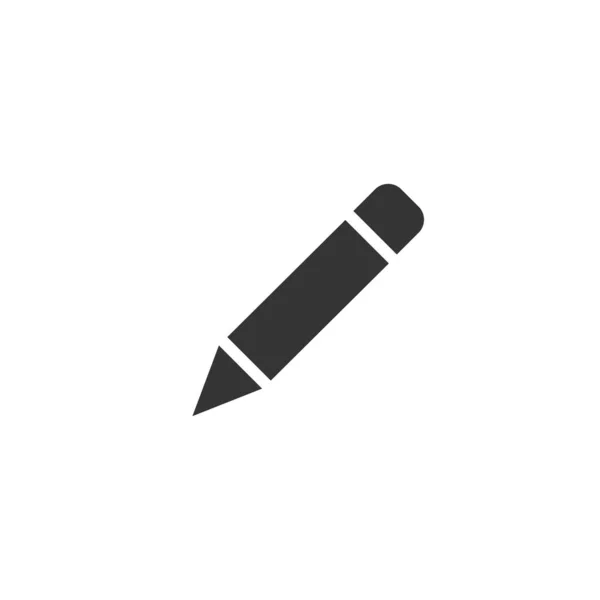 Значок Олівця Векторна Ілюстрація Символ Веб Сайту Графічного Дизайну — стоковий вектор