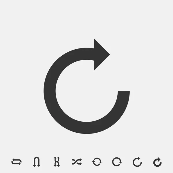 Symbol Vektor Illustrationssymbol Für Website Und Grafikdesign Aktualisieren — Stockvektor
