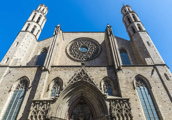 Igreja de Santa Maria del Mar em Barcelona — Fotografia de Stock